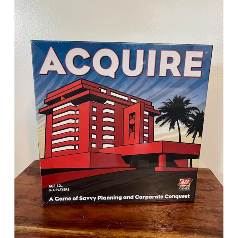 Acquire Board Game 2008 Edition Sealed Box Strategy Game Logic